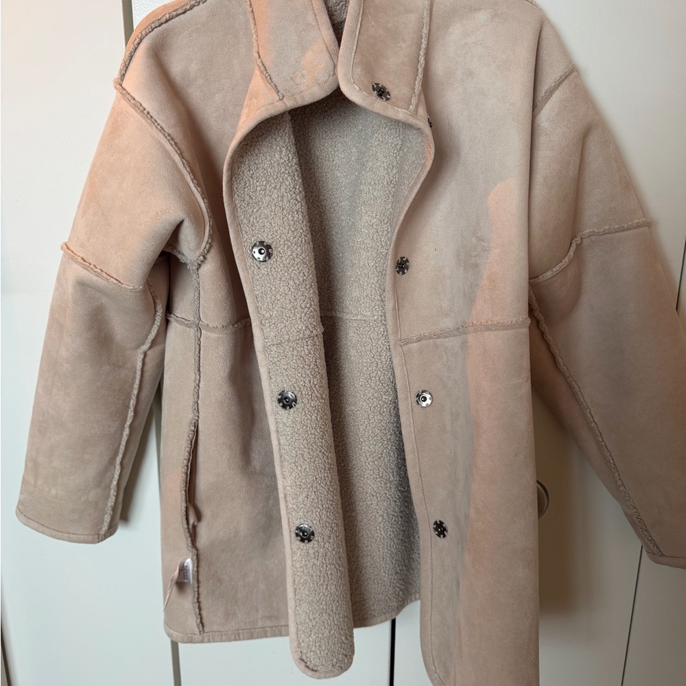 Velvet brand Reversible Cream Button-Up Jacket - Picture 2 of 4